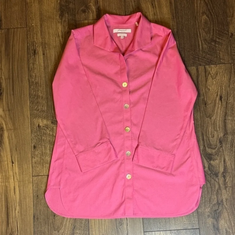 Foxcroft Pink Button Down Shirt